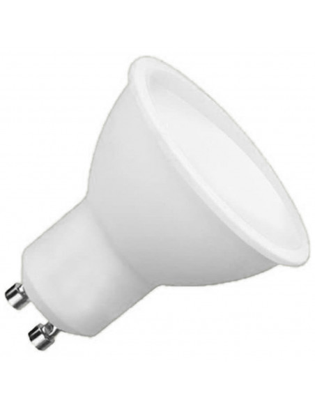Tradineur - Bombilla LED GU10, 7W, luz cálida, 3000K, 525 lm, economizadora de energía 85%, A+, 58 x 49 mm