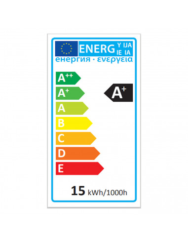 Tradineur - Bombilla LED, modelo maíz, G24, 2 tubos, 15W equivalente a 150W, luz blanca fría, 6400K, 1350 lm, 20000h, eficiencia