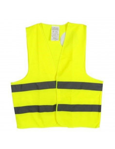 Chaleco reflectante de alta visibilidad, de la talla xxl, 100% políester, para personas con medidas de 184 - 190 cm. Chaleco de