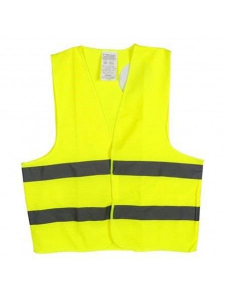 Chaleco reflectante de alta visibilidad, de la talla xxl, 100% políester, para personas con medidas de 184 - 190 cm. Chaleco de
