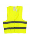 Chaleco reflectante de alta visibilidad, de la talla xl, 100% políester, para personas con medidas de 178 - 184 cm. Chaleco de s