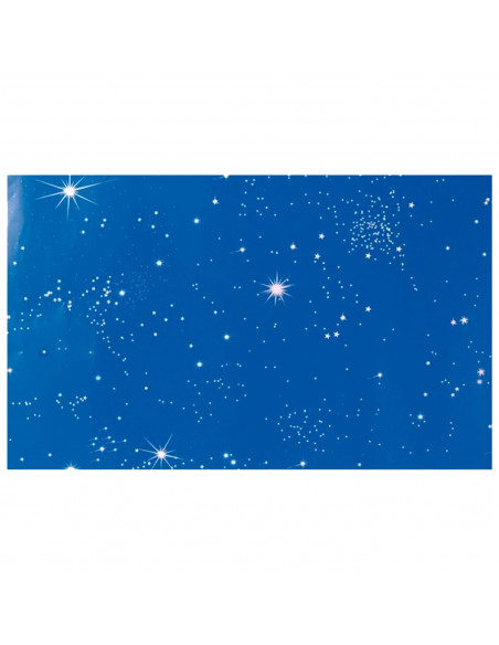 Tradineur - Rollo de papel de fondo con estrellas para belén - Decoración para Nacimiento, Navidad, tradicional - Alto detalle -