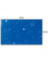 Tradineur - Rollo de papel de fondo con estrellas para belén - Decoración para Nacimiento, Navidad, tradicional - Alto detalle -