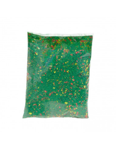 Tradineur - Bolsa de serrín color verde para belén - Accesorio para decoración en el nacimiento - Ideal para los últimos detalle