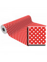 Tradineur - Bobina de papel de regalo, hoja, lámina enrollada para envolver regalos, cumpleaños, Navidad, 3 kg, tiendas, comerci
