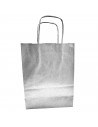 Tradineur - Pack de 50 bolsa Kraft "XS" - Ideal para guardar tus regalos de navidad, fin de años o año nuevo - 18 x 24 cm - Colo