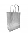 Tradineur - Pack de 50 bolsa Kraft "XS" - Ideal para guardar tus regalos de navidad, fin de años o año nuevo - 18 x 24 cm - Colo