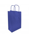 Tradineur - Pack de 50 bolsa Kraft "XS" - Ideal para guardar tus regalos de navidad, fin de años o año nuevo - 18 x 24 cm - Colo