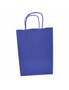 Tradineur - Pack de 50 bolsa Kraft "XS" - Ideal para guardar tus regalos de navidad, fin de años o año nuevo - 18 x 24 cm - Colo