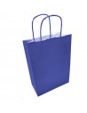 Tradineur - Pack de 50 bolsa Kraft "XS" - Ideal para guardar tus regalos de navidad, fin de años o año nuevo - 18 x 24 cm - Colo