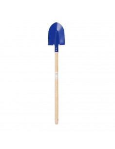 Pala para jardín con mango de madera, para cavar remover la tierra, 69 x 12 x 4 cm