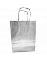 Tradineur - Pack de 50 bolsa Kraft "S" - Ideal para guardar tus regalos de navidad, fin de años o año nuevo - 24 x 32 cm - Color