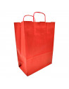 Tradineur - Pack de 50 bolsa Kraft "M" - Ideal para guardar tus regalos de navidad, fin de años o año nuevo - 27 x 37 cm - Color