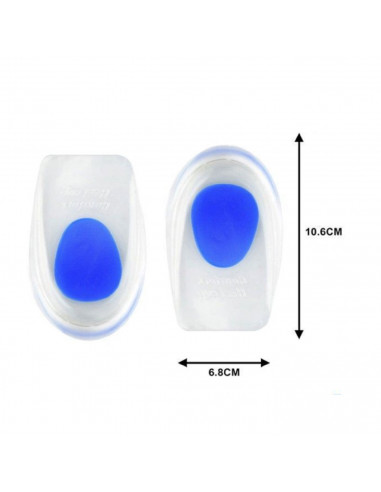 Taloneras de gel para calzado almohadillas de silicona para talones 10.6 x 6.8 cm