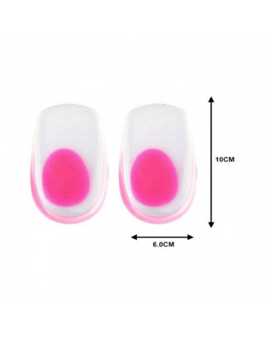 almohadillas de silicona para talones taloneras de gel para calzado 10 x 6 cm