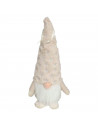 Tradineur - Gnomos con pijama con estrellas colgante - Fabricado en Poliéster - Decoración para temporada Navideña - 22 x 8 x 8