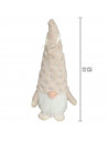Tradineur - Gnomos con pijama con estrellas colgante - Fabricado en Poliéster - Decoración para temporada Navideña - 22 x 8 x 8