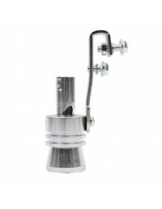 Zumbador para tubo de escape efecto silbido para coche o moto xl 12 x 10 x 4 cm