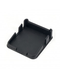 Alfombra de silicona antideslizante, de 4 x 11 x 12 cm, ideal para coche. Soporte para móviles con base antideslizante y diferen