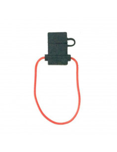 Portafusible para coche de 2 x 4,5 x 3,5, con cable de 30 cm, que soporta potencias de 3 a 30 amperios. Portador para plomos, re