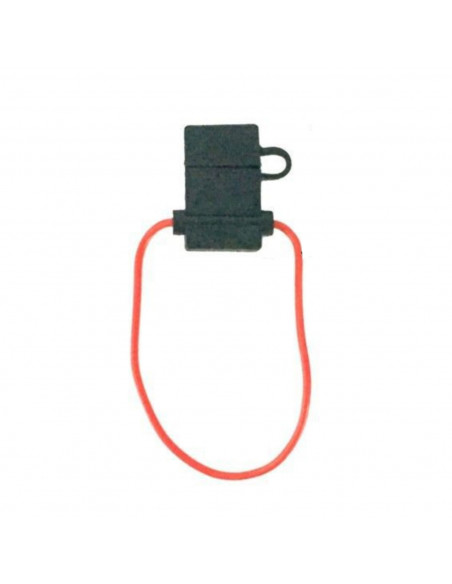 Portafusible para coche de 2 x 4,5 x 3,5, con cable de 30 cm, que soporta potencias de 3 a 30 amperios. Portador para plomos, re