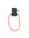 Portafusible para coche de 2 x 4,5 x 3,5, con cable de 30 cm, que soporta potencias de 3 a 30 amperios. Portador para plomos, re