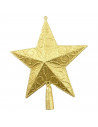 Tradineur - Estrellas para árbol navideño - Fabricado en Plástico - Decoración para temporada navideña - 21 cm - Modelo Surtido