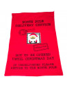 Tradineur - Saco de Papá Noel decorativo, poliéster, bolsa para regalos de Santa Claus, adornos, árbol de Navidad (Rojo, 90 x 60