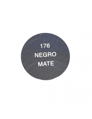 Hipercasa - Bote de pintura esmalte al disolvente negro mate 750 ml, válido para multitud de superficies de interior y exterior,
