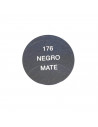 Hipercasa - Bote de pintura esmalte al disolvente negro mate 750 ml, válido para multitud de superficies de interior y exterior,