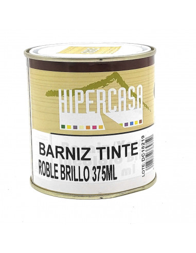 Barniz color "sapeli"  para madera, en bote de 375 ml, para el cuidado de maderas o muebles. Pintura para maderas incoloro para