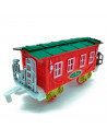 Tradineur - Tren Navideño de juguete 23 piezas con luces y sonido - Fabricado en plástico - Juguete para Navidad - Raíl hasta 13