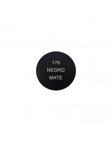 Hipercasa - Bote de pintura esmalte al disolvente negro mate 125 ml, válido para multitud de superficies de interior y exterior,