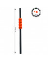 Tradineur - Pack de 10 pajitas de calabaza reutilizables, plástico, servir cócteles, bar, decoración de Halloween, carnaval, crá