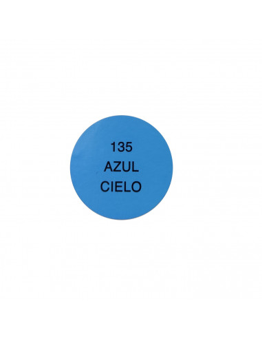 Hipercasa - Bote de pintura esmalte al disolvente azul cielo 125 ml, válido para multitud de superficies de interior y exterior,