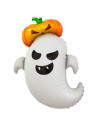 Tradineur - Pack de 4 Globos en forma de fantasma y calavera - Ideal para decoración de Halloween - 84 x 63 cm