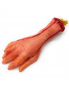Tradineur - Mano larga cortada para Halloween, plástico, decoración siniestra de interior, realista, fiestas, celebraciones, car
