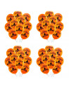 Tradineur - Pack de 40 globos - "Happy Halloween" - Tamaño: 30 cm - Ideales como decoración de tu hogar y celebraciones de Hallo