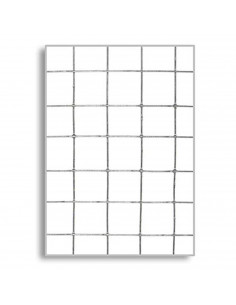 Tradineur - Valla, malla metálica galvanizada cuadrada gris, 1 x 3 m, cierre de alambre en rollo, mallado 19 x 19 mm, ideal para