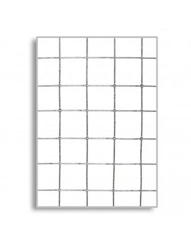 Tradineur - Valla, malla metálica galvanizada cuadrada gris, 1 x 3 m, cierre de alambre en rollo, mallado 19 x 19 mm, ideal para