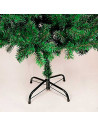 Tradineur - Árbol de Navidad, abeto artificial verde, estructura de plástico y metal revestido, robusto y duradero, fácil montaj