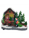 Tradineur - Figura der Puesto de navidad - Fabricado en Resina - Decoración para temporada navideña - 10 x 18 x 8 cm - Modelo Su