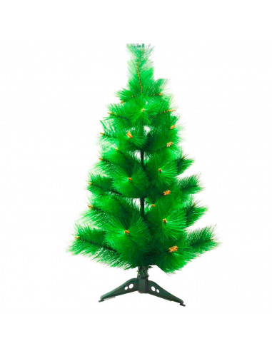 Tradineur - Árbol de Navidad, pino artificial verde, estructura de plástico y metal revestido, robusto y duradero, fácil montaje