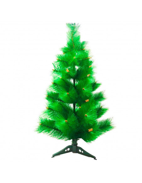 Tradineur - Árbol de Navidad, pino artificial verde, estructura de plástico y metal revestido, robusto y duradero, fácil montaje