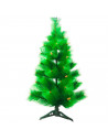 Tradineur - Árbol de Navidad, pino artificial verde, estructura de plástico y metal revestido, robusto y duradero, fácil montaje