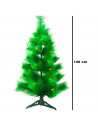 Tradineur - Árbol de Navidad, pino artificial verde, estructura de plástico y metal revestido, robusto y duradero, fácil montaje