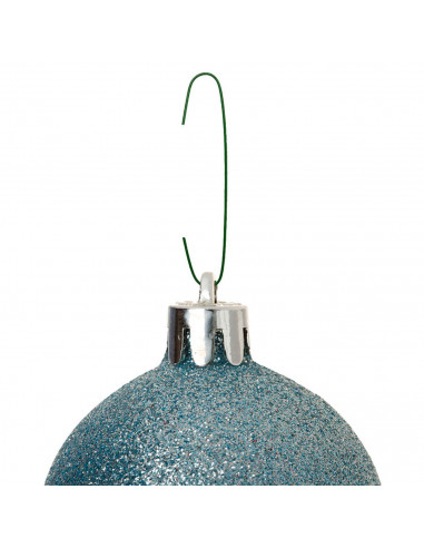 Tradineur - Pack de 600 ganchos para bolas de árbol de Navidad, hierro, 2 tamaños, decoración de fiestas navideñas, celebracione