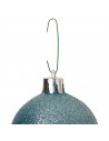 Tradineur - Pack de 600 ganchos para bolas de árbol de Navidad, hierro, 2 tamaños, decoración de fiestas navideñas, celebracione