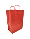 Tradineur - Pack de 50 bolsa Kraft "L" - Ideal para guardar tus regalos de navidad, fin de años o año nuevo - 32 x 40 cm - Color