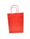 Tradineur - Pack de 50 bolsa Kraft "L" - Ideal para guardar tus regalos de navidad, fin de años o año nuevo - 32 x 40 cm - Color